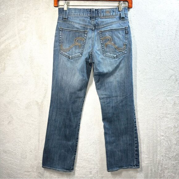 Rock & Republic Straight Leg Medium Wash Jeans‎ Embroidered Pockets Men’s 29x30 - Picture 4 of 7